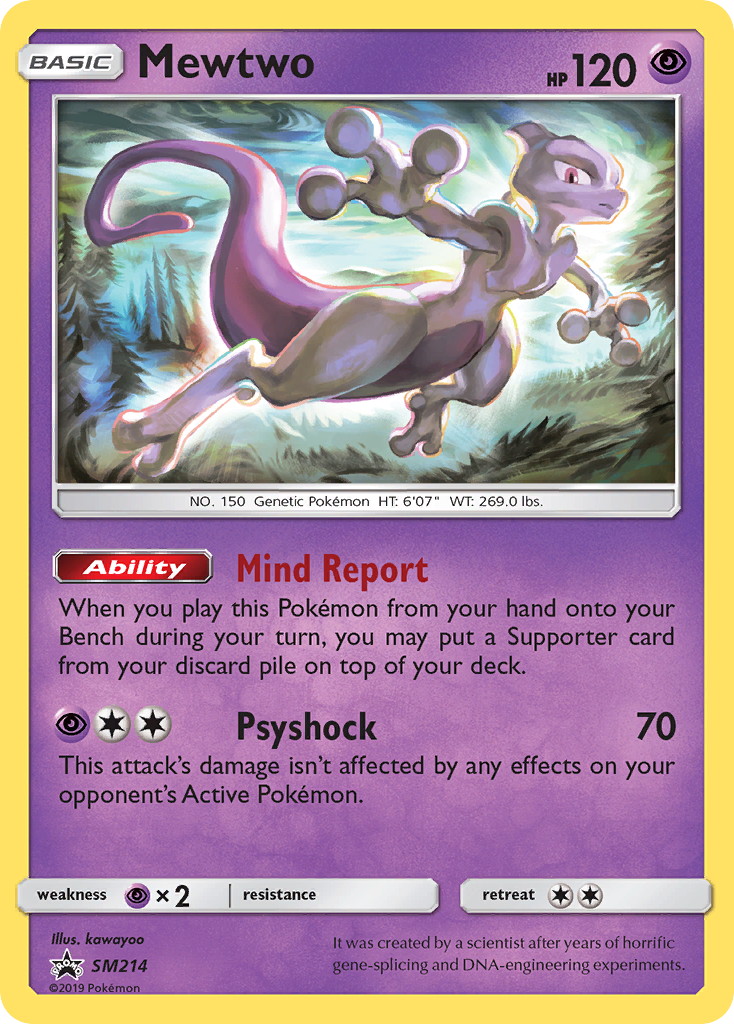 Mewtwo (SM214) [Sun & Moon: Black Star Promos] | Gam3 Escape