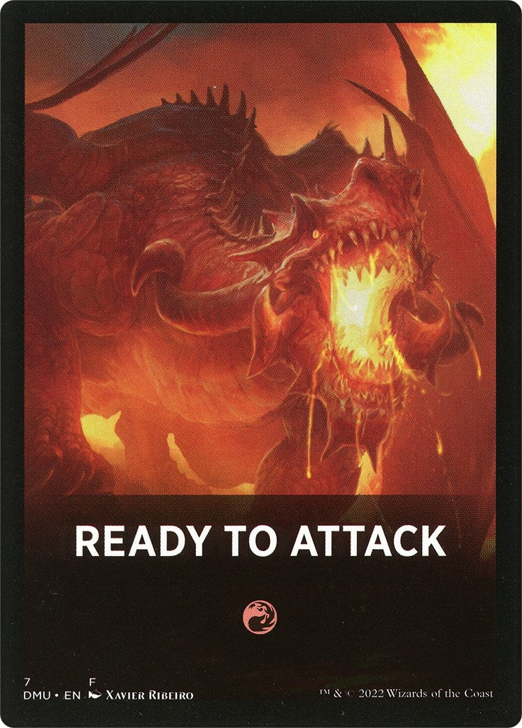 Ready to Attack Theme Card [Dominaria United Tokens] | Gam3 Escape