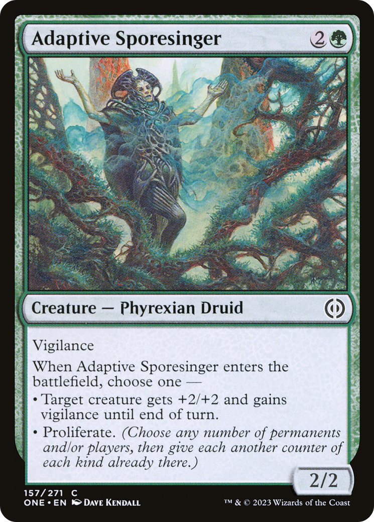 Adaptive Sporesinger [Phyrexia: All Will Be One] | Gam3 Escape