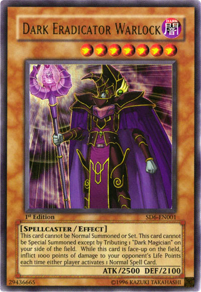 Dark Eradicator Warlock [SD6-EN001] Ultra Rare | Gam3 Escape