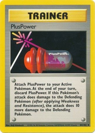 PlusPower (84/102) [Base Set Unlimited] | Gam3 Escape