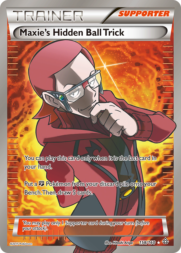 Maxie's Hidden Ball Trick (158/160) [XY: Primal Clash] | Gam3 Escape