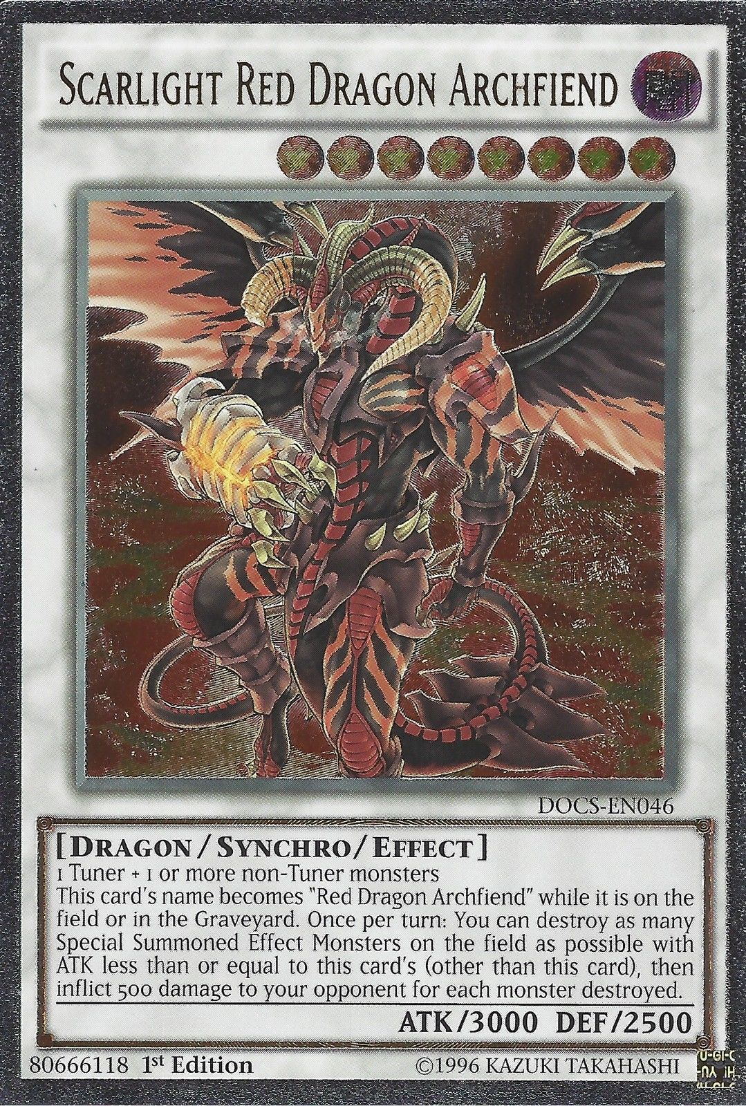 Scarlight Red Dragon Archfiend (UTR) [DOCS-EN046] Ultimate Rare | Gam3 Escape