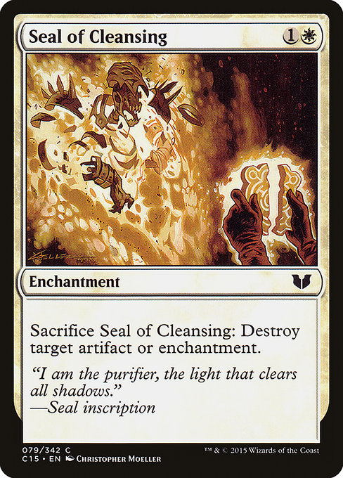 Seal of Cleansing [Commander 2015] | Gam3 Escape