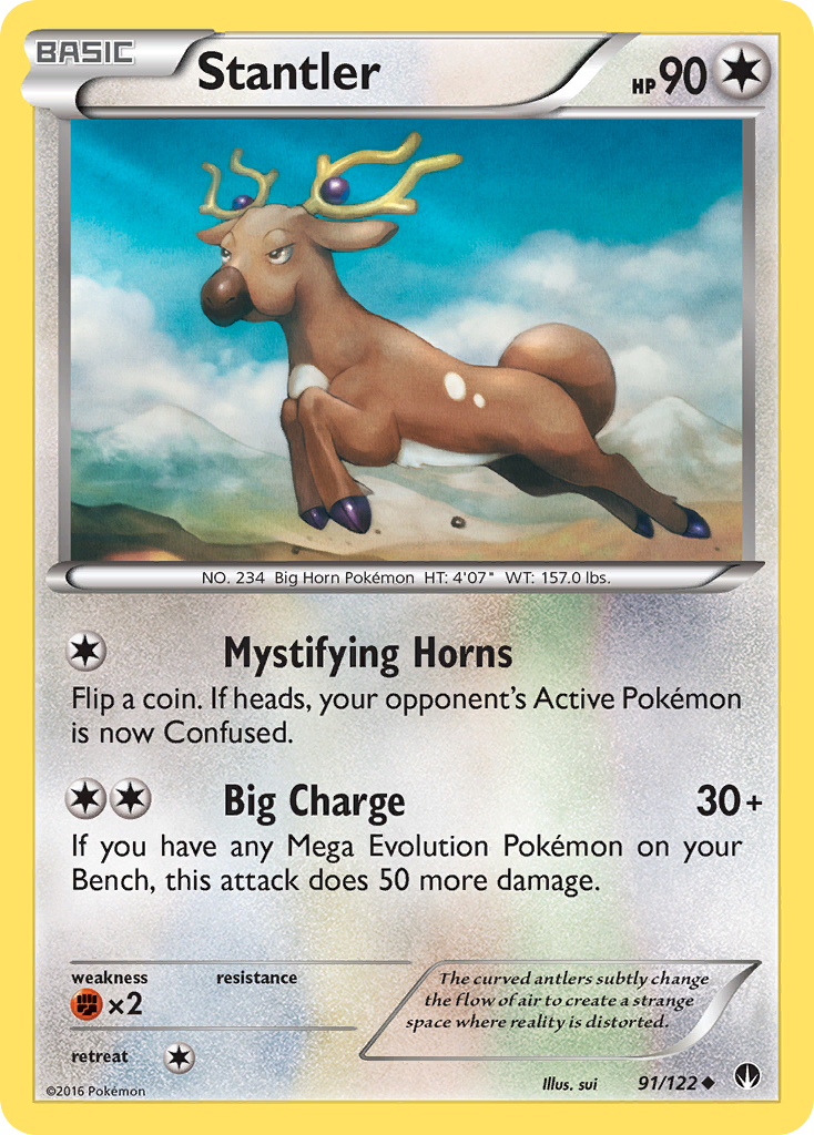 Stantler (91/122) [XY: BREAKpoint] | Gam3 Escape