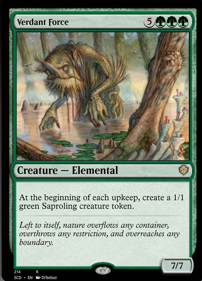 Verdant Force [Starter Commander Decks] | Gam3 Escape