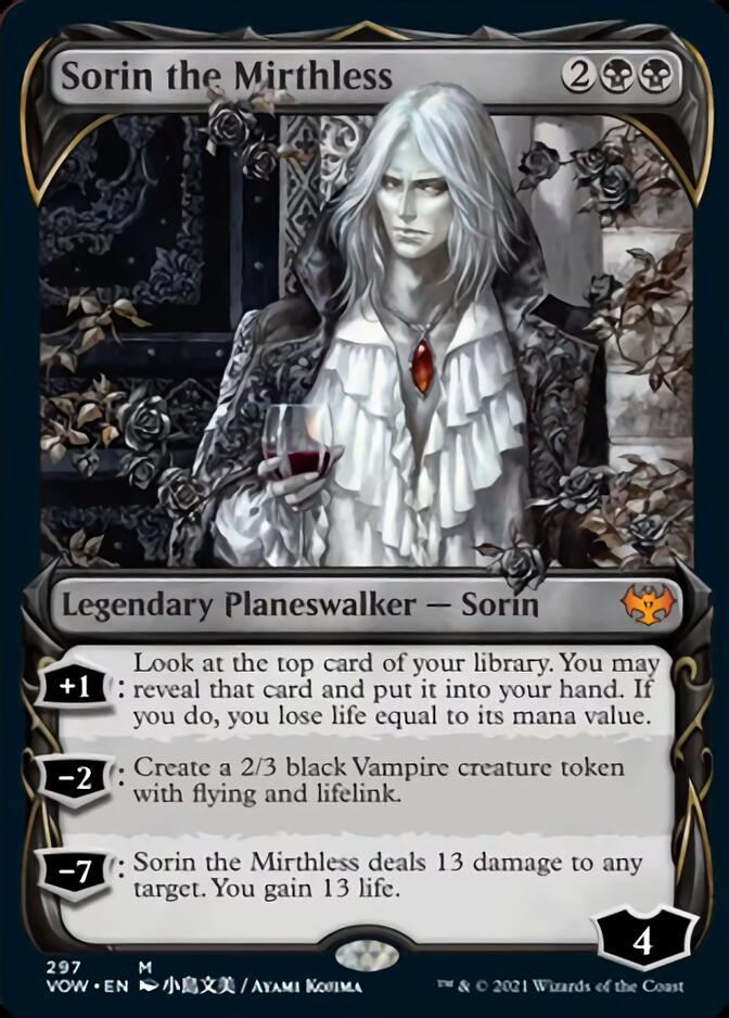 Sorin the Mirthless (Showcase Fang Frame) [Innistrad: Crimson Vow] | Gam3 Escape