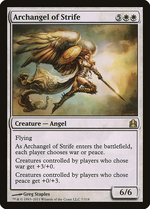 Archangel of Strife [Commander 2011] | Gam3 Escape