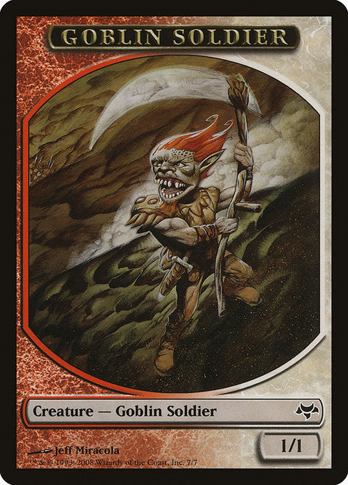 Goblin Soldier [Eventide Tokens] | Gam3 Escape