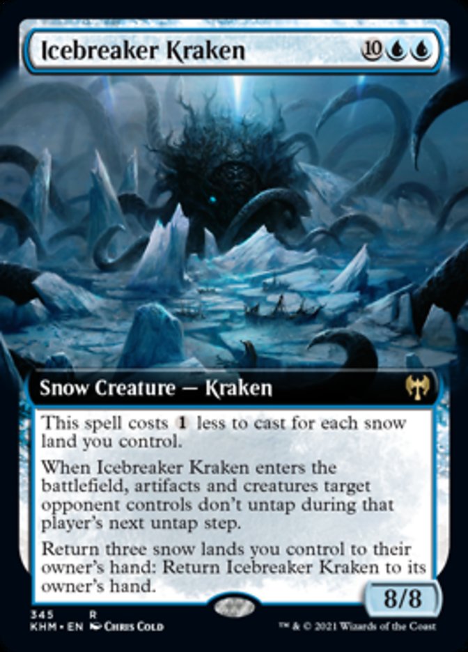 Icebreaker Kraken (Extended Art) [Kaldheim] | Gam3 Escape