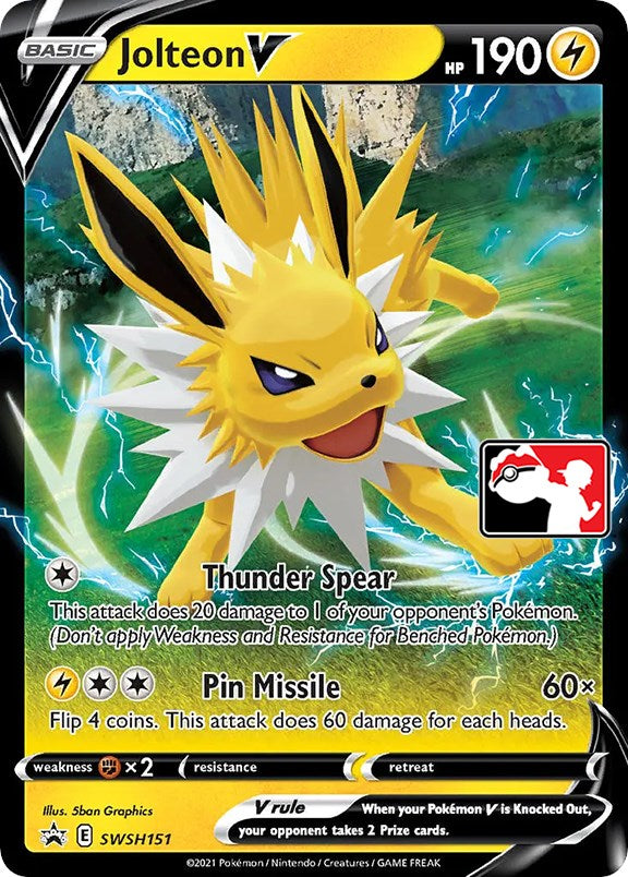 Jolteon V (SWSH151) [Prize Pack Series One] | Gam3 Escape