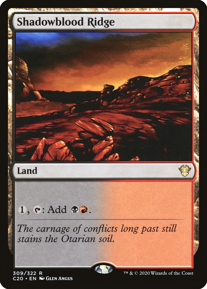 Shadowblood Ridge [Commander 2020] | Gam3 Escape