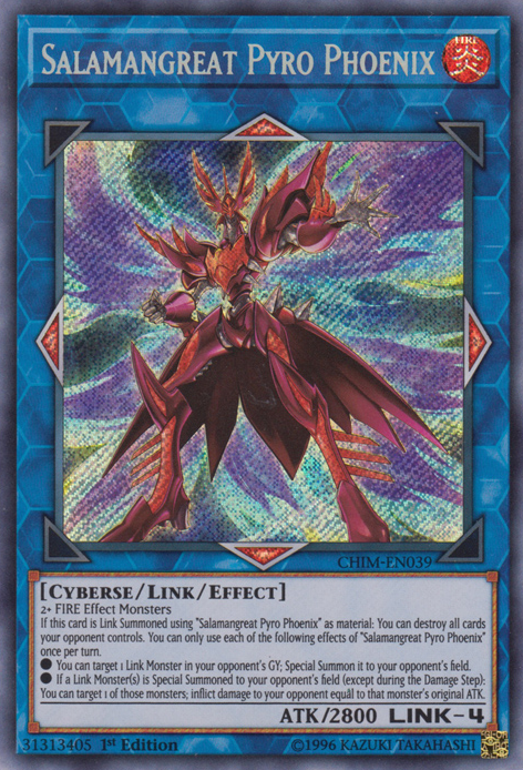 Salamangreat Pyro Phoenix [CHIM-EN039] Secret Rare | Gam3 Escape