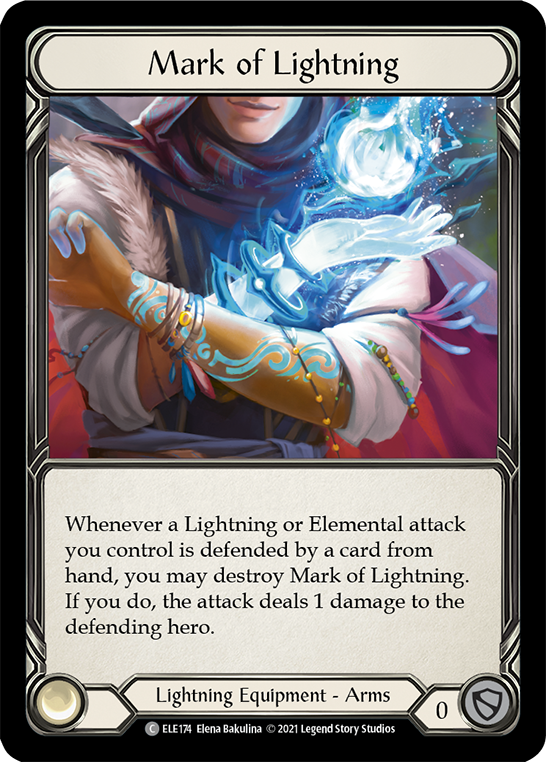 Mark of Lightning [ELE174] (Tales of Aria)  1st Edition Cold Foil | Gam3 Escape