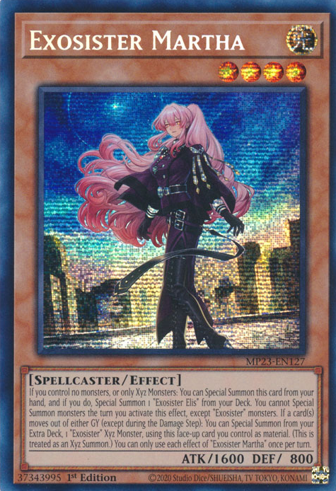 Exosister Martha [MP23-EN127] Prismatic Secret Rare | Gam3 Escape