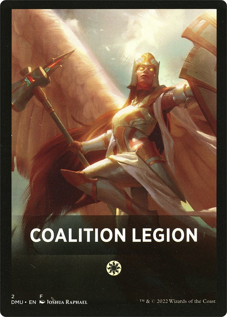 Coalition Legion Theme Card [Dominaria United Tokens] | Gam3 Escape