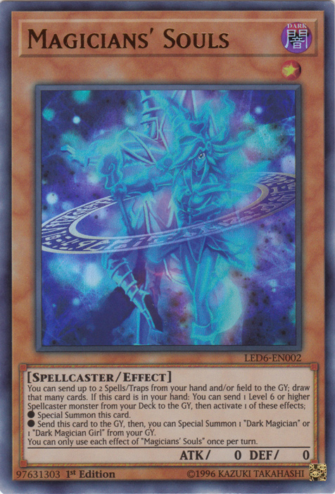 Magicians' Souls [LED6-EN002] Ultra Rare | Gam3 Escape