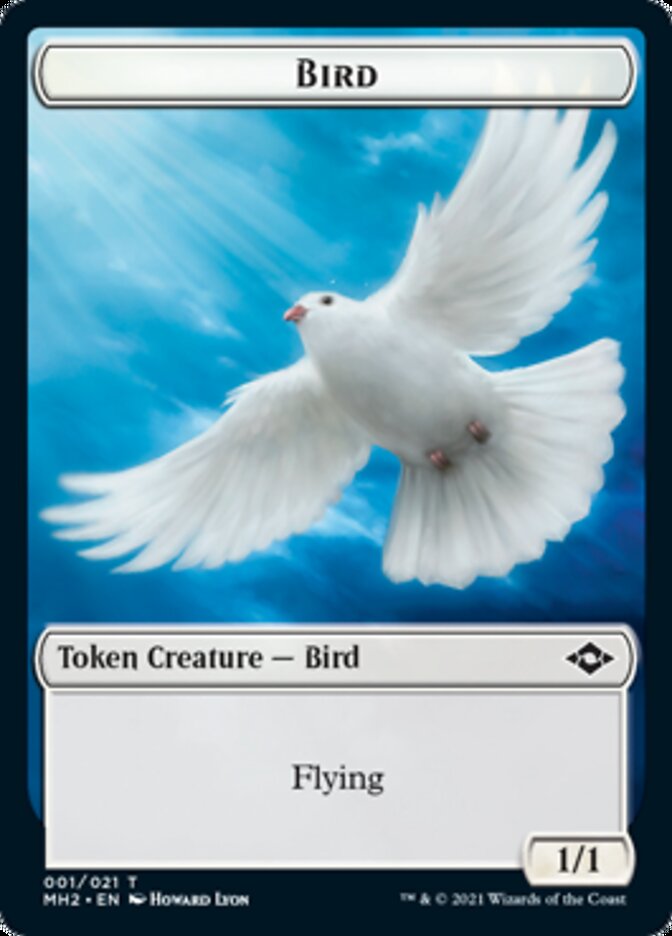 Bird Token // Clue Token (#15) [Modern Horizons 2 Tokens] | Gam3 Escape