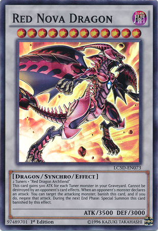 Red Nova Dragon [LC5D-EN073] Super Rare | Gam3 Escape