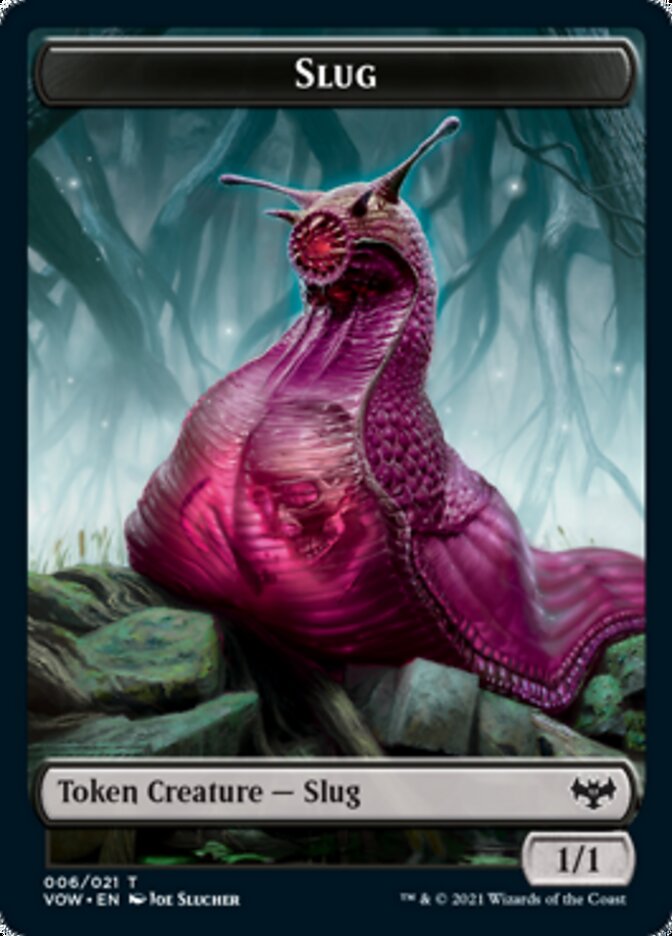 Insect // Slug Double-sided Token [Innistrad: Crimson Vow Tokens] | Gam3 Escape