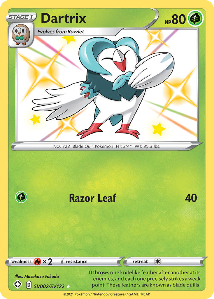 Dartrix (SV002/SV122) [Sword & Shield: Shining Fates] | Gam3 Escape