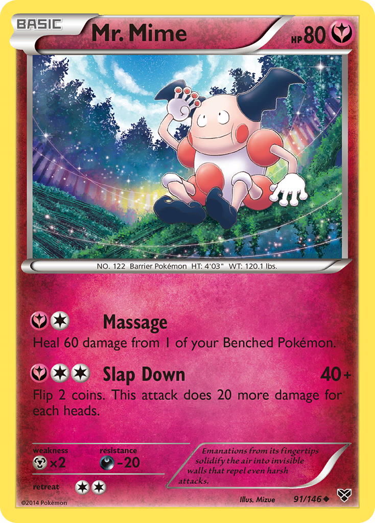 Mr. Mime (91/146) [XY: Base Set] | Gam3 Escape