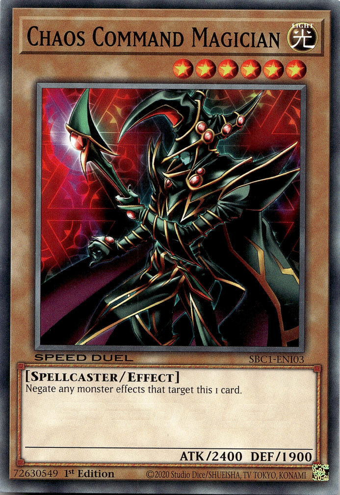 Chaos Command Magician [SBC1-ENI03] Common | Gam3 Escape