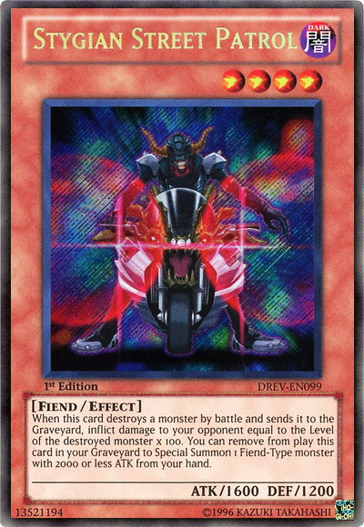 Stygian Street Patrol [DREV-EN099] Secret Rare | Gam3 Escape