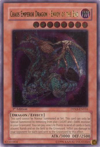 Chaos Emperor Dragon - Envoy of the End [DPKB-EN016] Ultimate Rare | Gam3 Escape