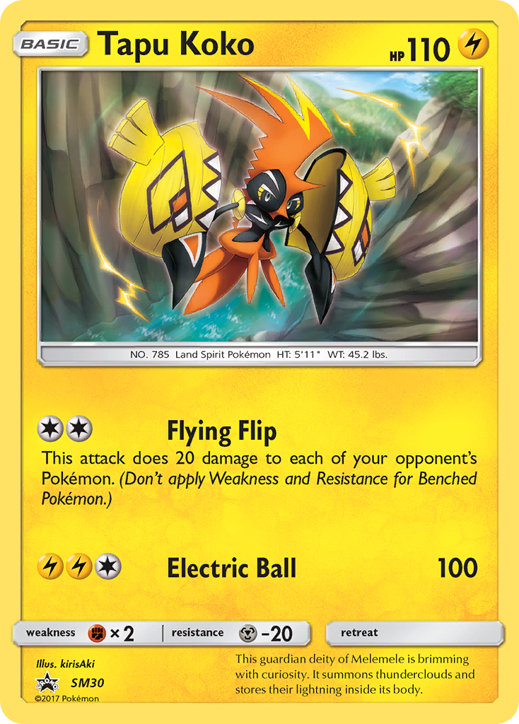 Tapu Koko (SM30) [Sun & Moon: Black Star Promos] | Gam3 Escape