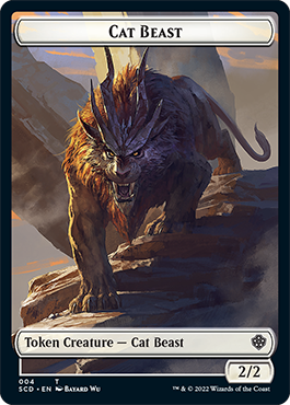 Elf Warrior // Cat Beast Double-Sided Token [Starter Commander Decks] | Gam3 Escape