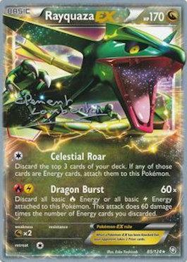 Rayquaza EX (85/124) (Anguille Sous Roche - Clement Lamberton) [World Championships 2013] | Gam3 Escape