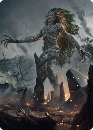 Titania, Gaea Incarnate Art Card [The Brothers' War Art Series] | Gam3 Escape