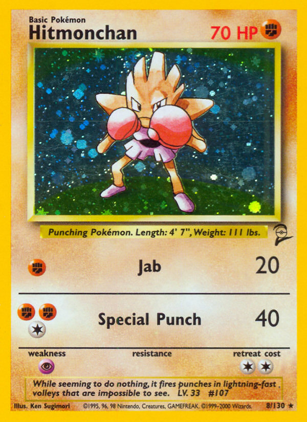 Hitmonchan (8/130) [Base Set 2] | Gam3 Escape