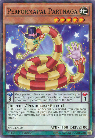 Performapal Partnaga [SP15-EN025] Shatterfoil Rare | Gam3 Escape