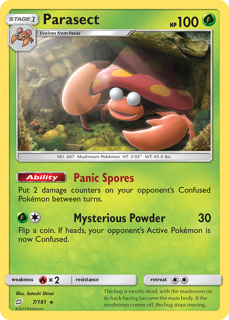 Parasect (7/181) [Sun & Moon: Team Up] | Gam3 Escape