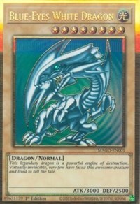 Blue-Eyes White Dragon [MAGO-EN001] Gold Rare | Gam3 Escape