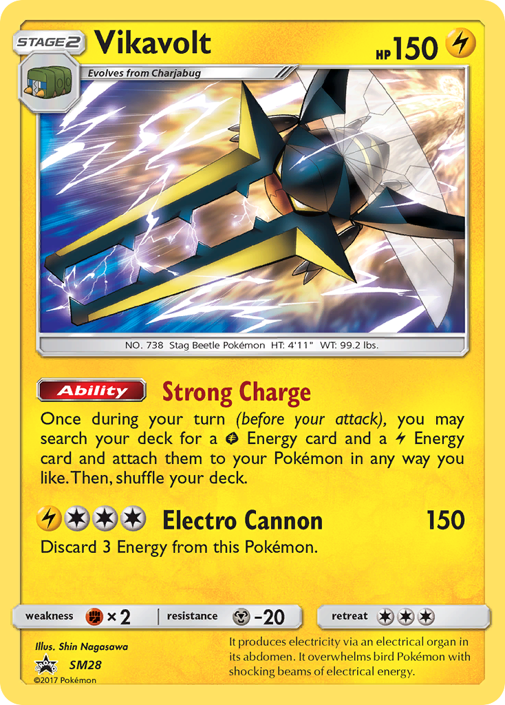 Vikavolt (SM28) [Sun & Moon: Black Star Promos] | Gam3 Escape