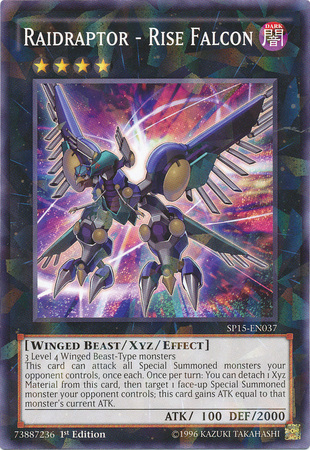 Raidraptor - Rise Falcon [SP15-EN037] Shatterfoil Rare | Gam3 Escape