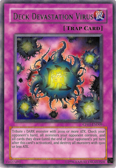 Deck Devastation Virus [CP05-EN009] Rare | Gam3 Escape