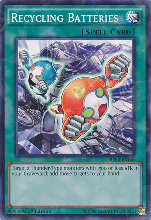Recycling Batteries (Shatterfoil) [BP03-EN158] Common | Gam3 Escape