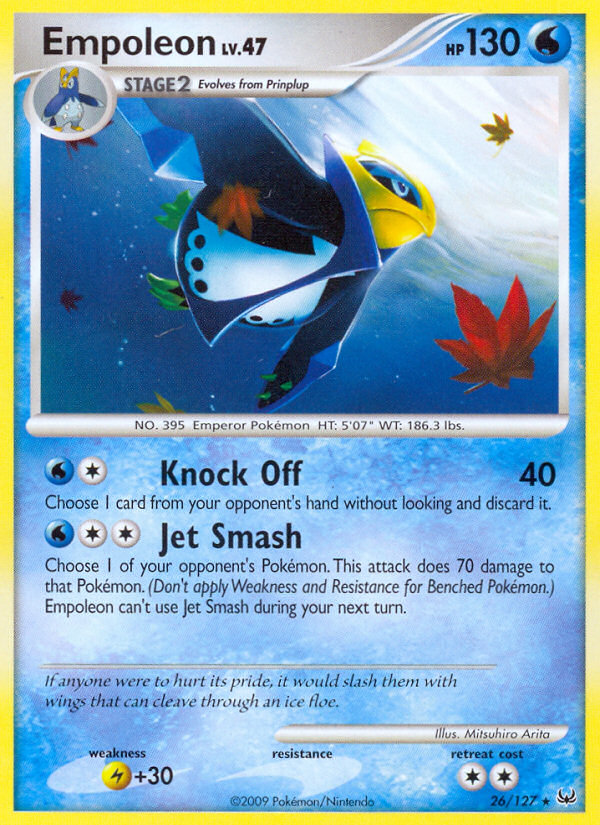 Empoleon (26/127) [Platinum: Base Set] | Gam3 Escape