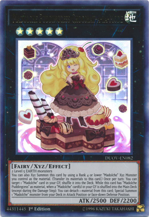 Madolche Puddingcess Chocolat-a-la-Mode [DUOV-EN082] Ultra Rare | Gam3 Escape