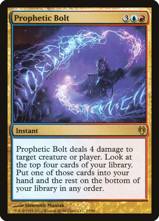 Prophetic Bolt [Duel Decks: Izzet vs. Golgari] | Gam3 Escape