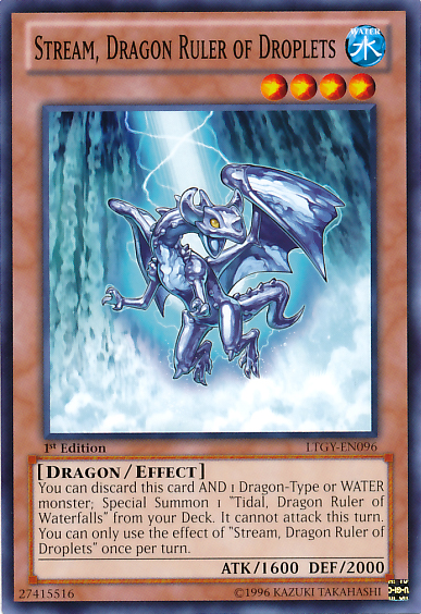 Stream, Dragon Ruler of Droplets [LTGY-EN096] Common | Gam3 Escape