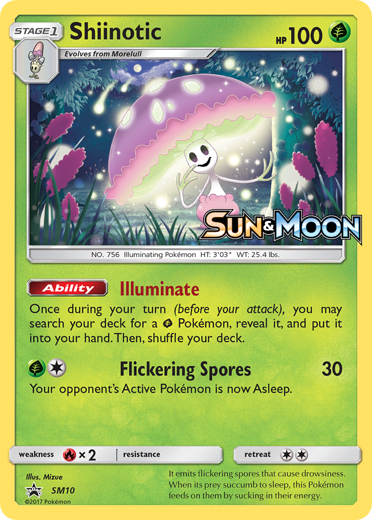 Shiinotic (SM10) [Sun & Moon: Black Star Promos] | Gam3 Escape