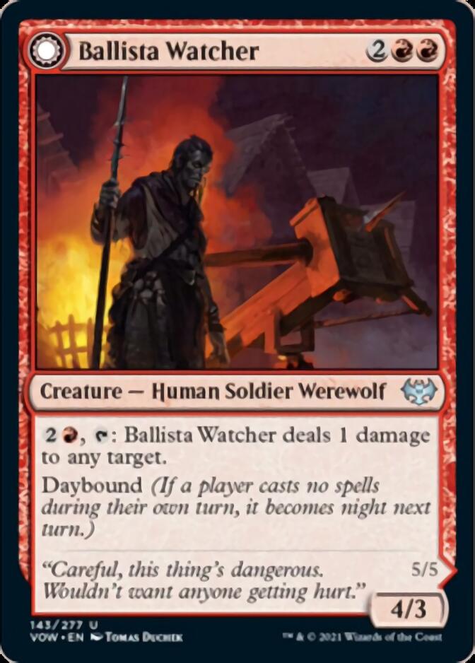 Ballista Watcher // Ballista Wielder [Innistrad: Crimson Vow] | Gam3 Escape