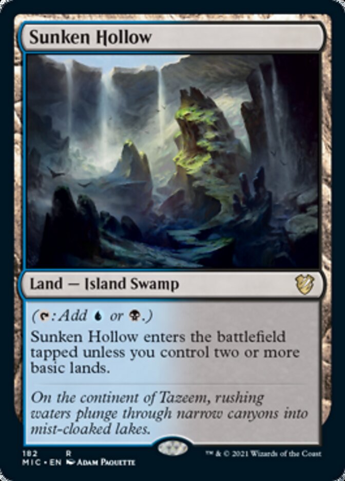 Sunken Hollow [Innistrad: Midnight Hunt Commander] | Gam3 Escape