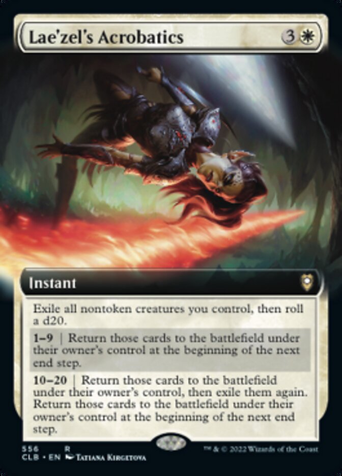 Lae'zel's Acrobatics (Extended Art) [Commander Legends: Battle for Baldur's Gate] | Gam3 Escape