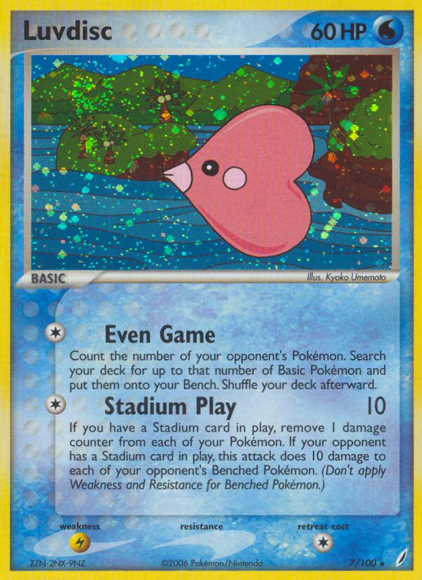 Luvdisc (7/100) [EX: Crystal Guardians] | Gam3 Escape